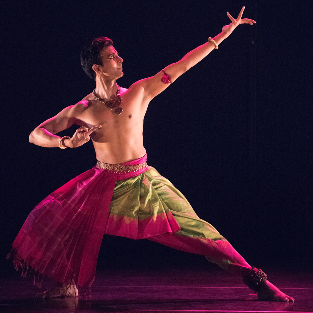 Dance artist Sujit Vaidya poses