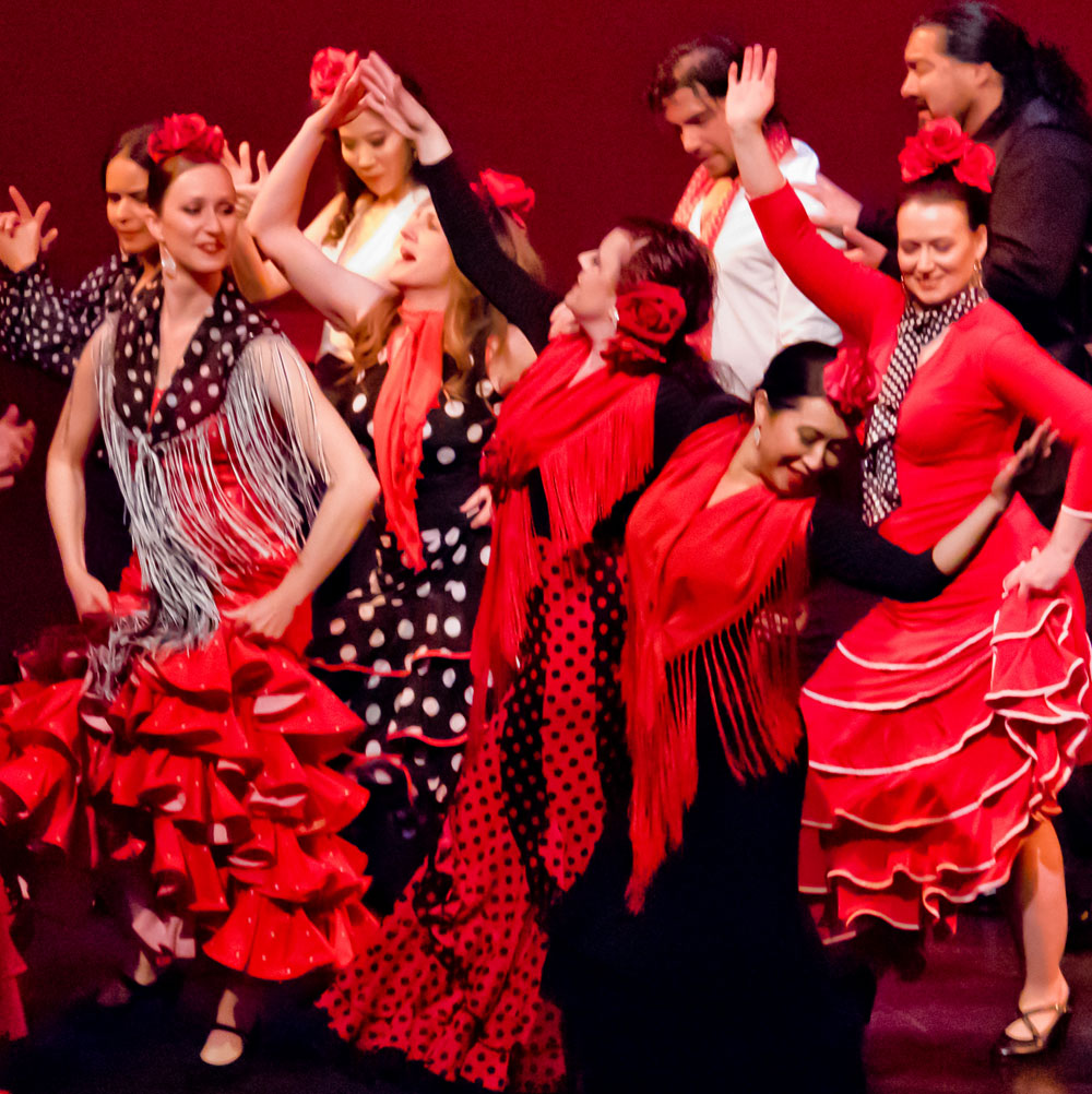 Dance artists from Mozaico Flamenco perform