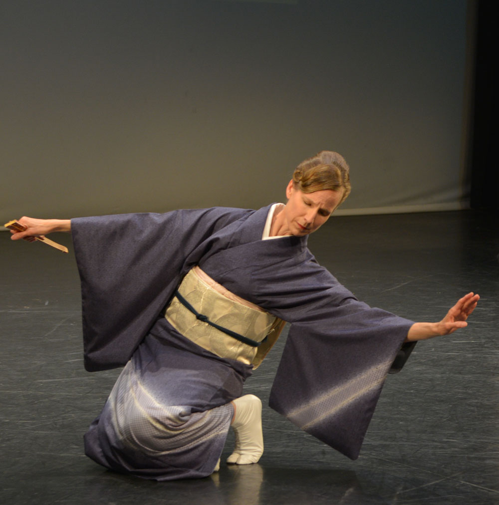 Dance Artist Colleen Lanki performs nihon buyoh