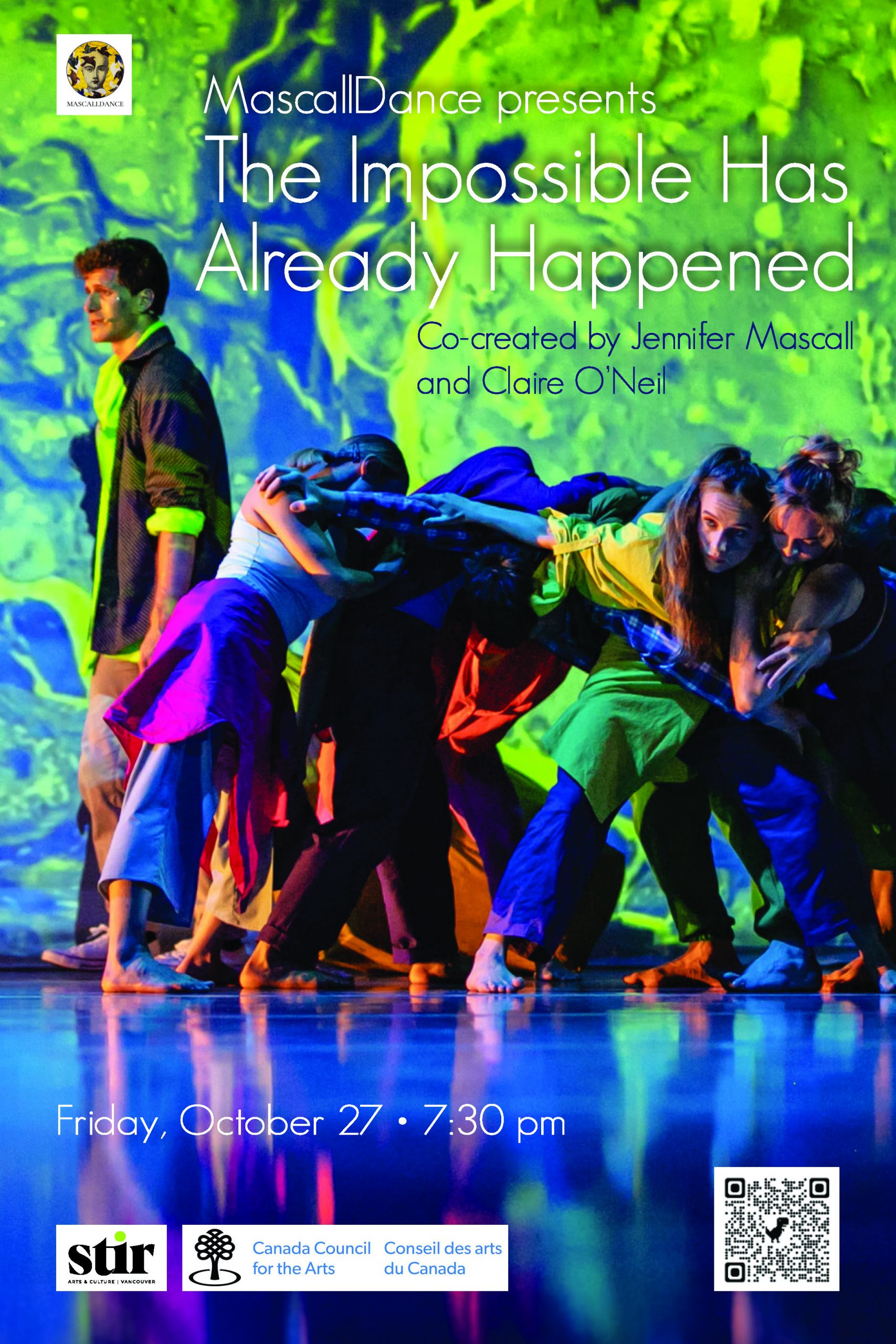 Poster for MascallDance's The Impossible Has Already Happened