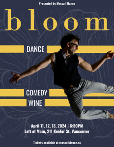 Poster for Bloom by Mascall Dance