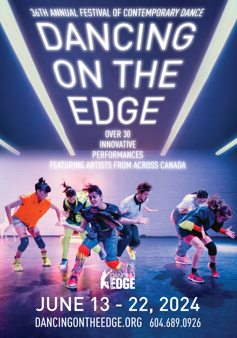 Poster for Dancing on the Edge 2024.